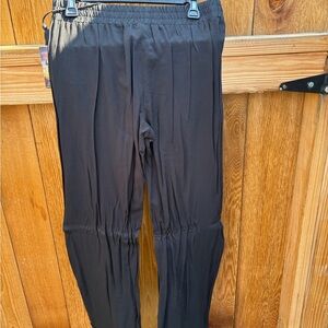 Black Elastic Waist Pull-On Pants
